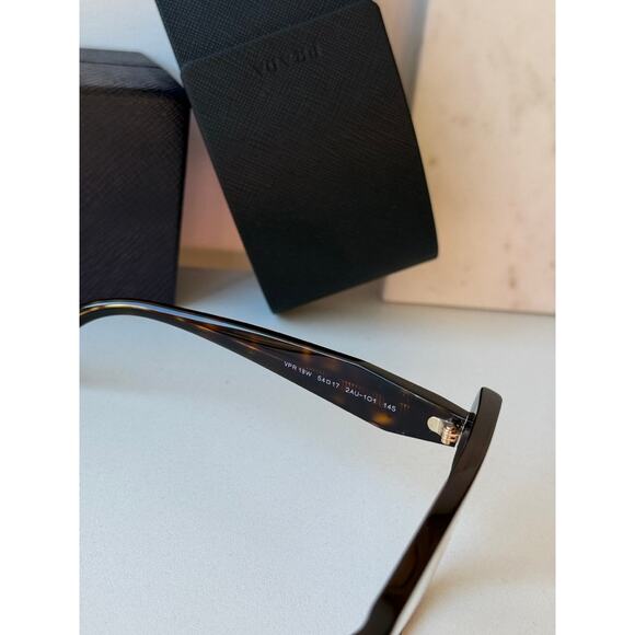 Copied - NEW Prada PR18WV Eyeglass Frames in Caramel Brown - Picture 6 of 6